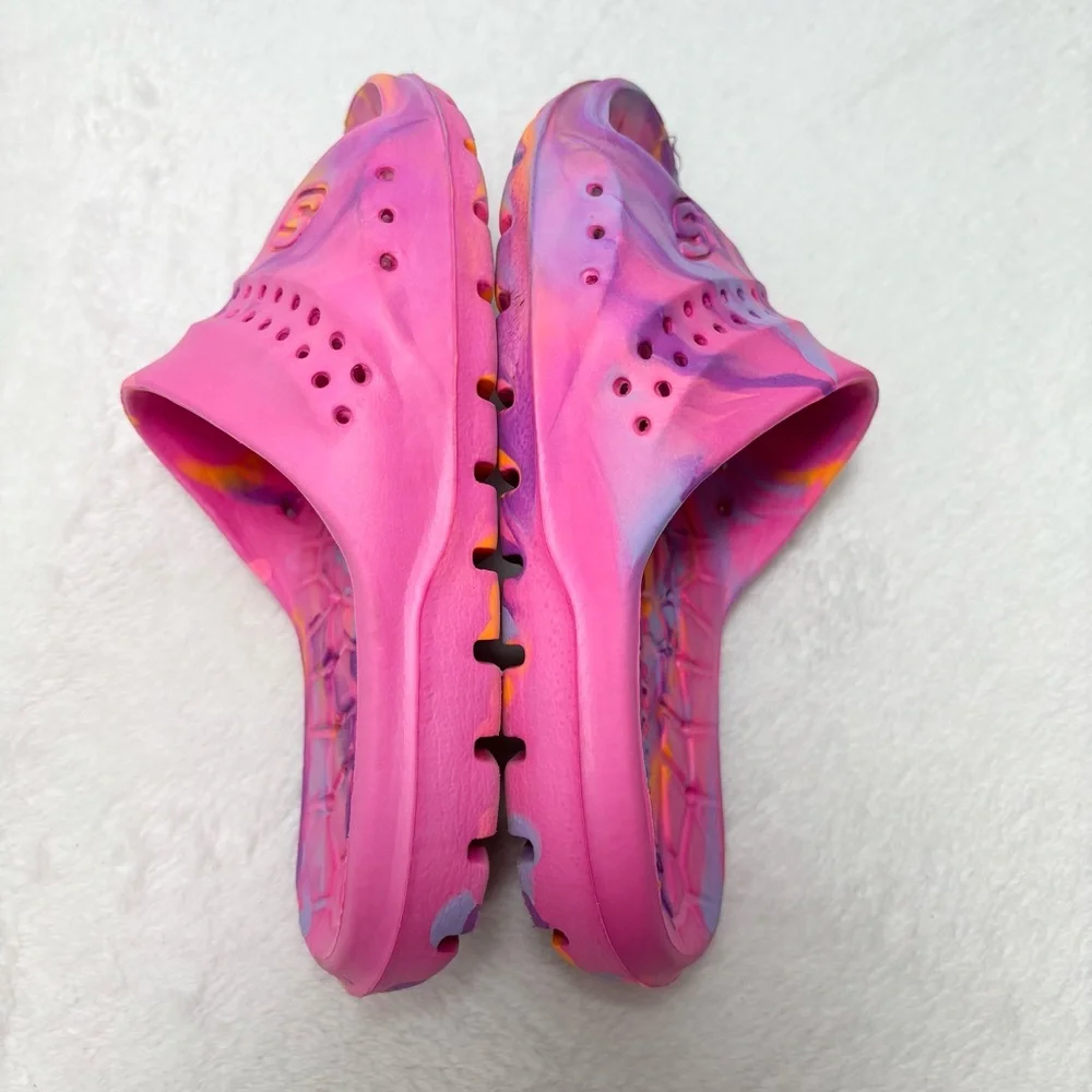 Skecher  Multicolor Hogan-Color Splashed  Slide Sandal Girl Size‎ 13